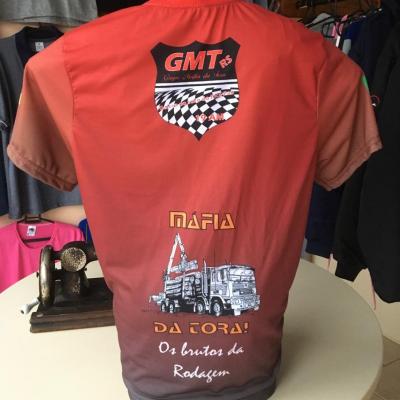 Camiseta sublimada feita para a EQUIPE MÁFIA DA TORA.